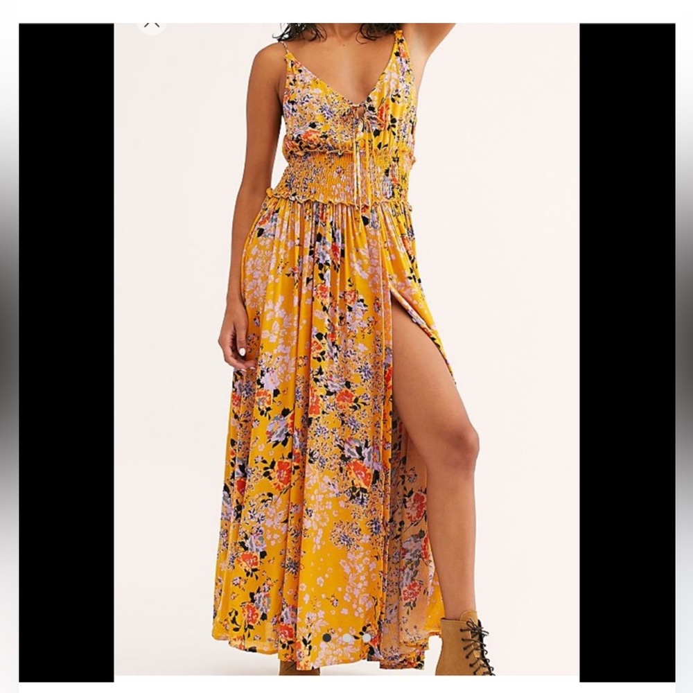 NWT Free People Intimately Ready For The Day Maxi Slip Dress $108 Size Medium